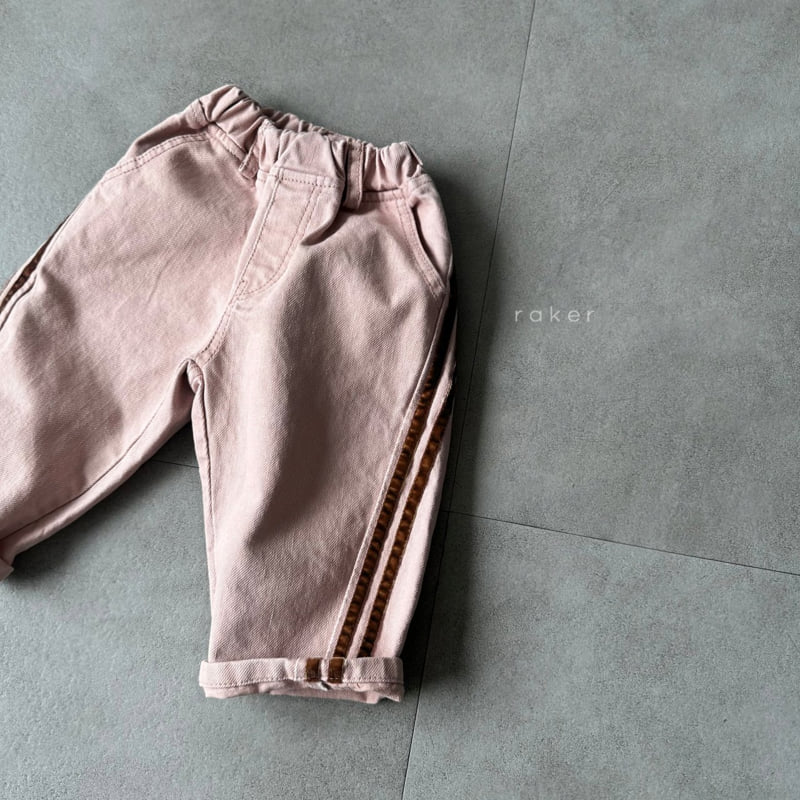 Raker - Korean Children Fashion - #fashionkids - Ten Ten Tape Pants - 3