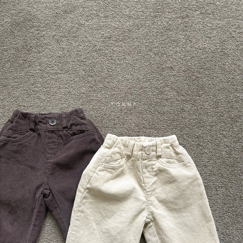 Raker - Korean Children Fashion - #fashionkids - Kancho Corduroy Pants - 2
