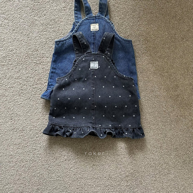 Raker - Korean Children Fashion - #fashionkids - Wave Jumper Skirt - 3