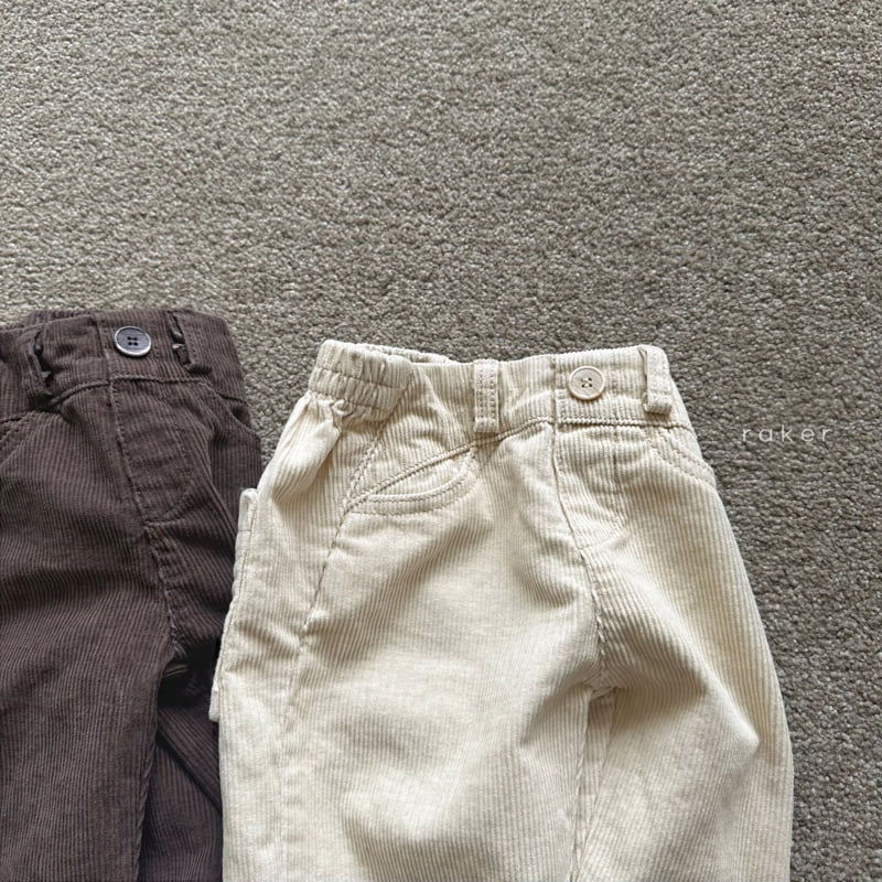 Raker - Korean Children Fashion - #kidsshorts - Kancho Corduroy Pants - 3