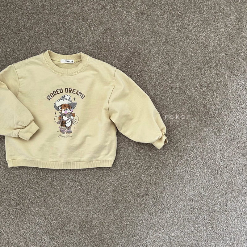 Raker - Korean Children Fashion - #kidsshorts - Cowboy Bear Tee - 2