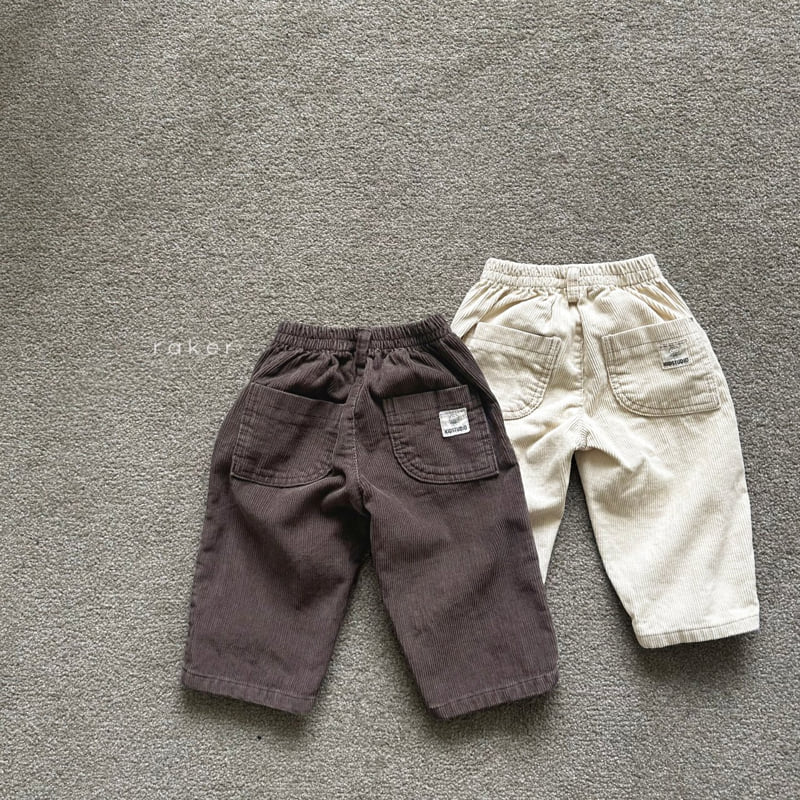 Raker - Korean Children Fashion - #kidsshorts - Kancho Corduroy Pants - 4