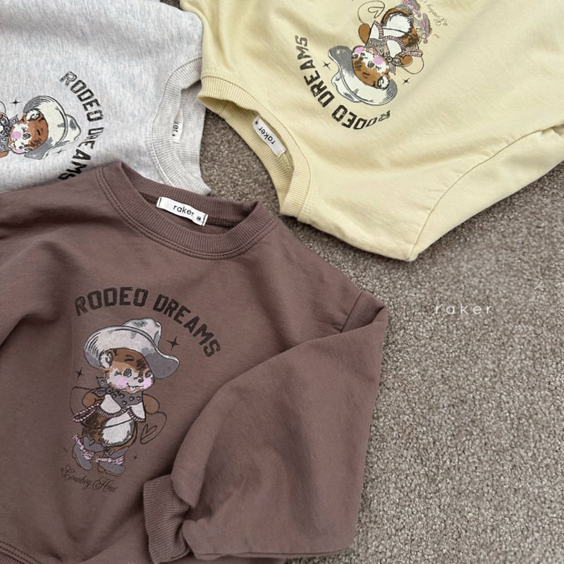 Raker - Korean Children Fashion - #kidsstore - Cowboy Bear Tee - 3