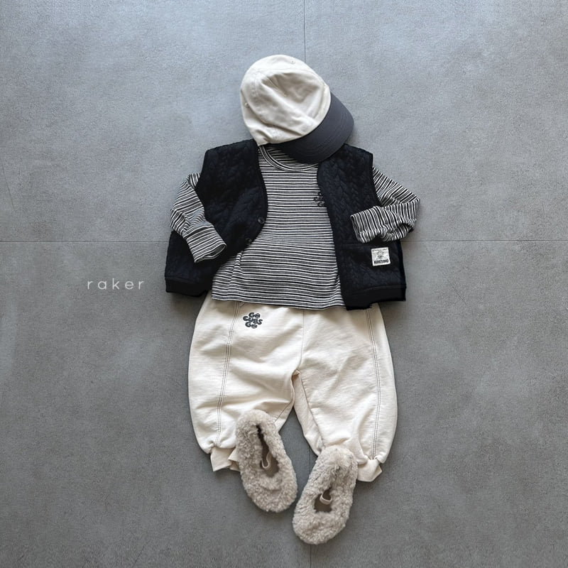 Raker - Korean Children Fashion - #kidsstore - Side Stitch Pants - 7