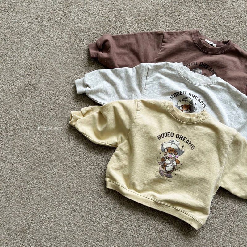 Raker - Korean Children Fashion - #kidsstore - Cowboy Bear Tee - 4
