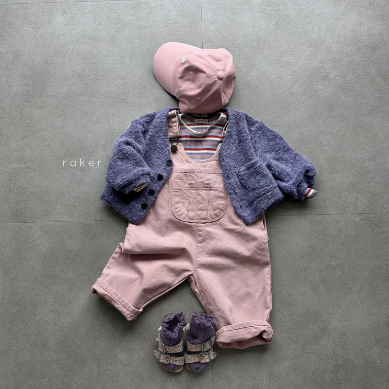 Raker - Korean Children Fashion - #littlefashionista - Rainbow Ribbed Tee - 5