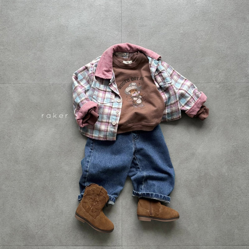 Raker - Korean Children Fashion - #magicofchildhood - Cowboy Bear Tee - 7