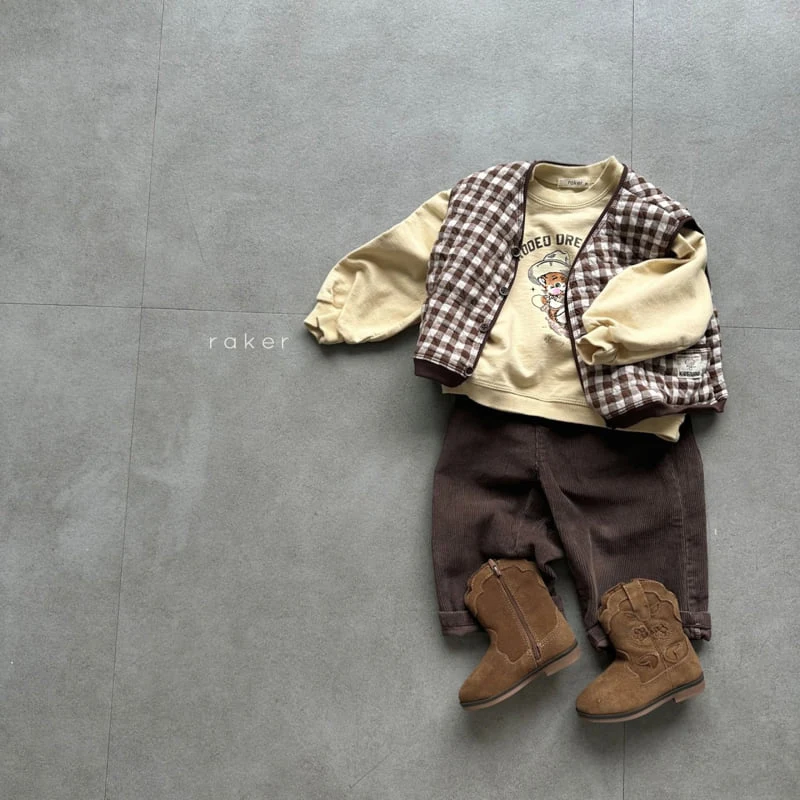 Raker - Korean Children Fashion - #prettylittlegirls - Cowboy Bear Tee - 9