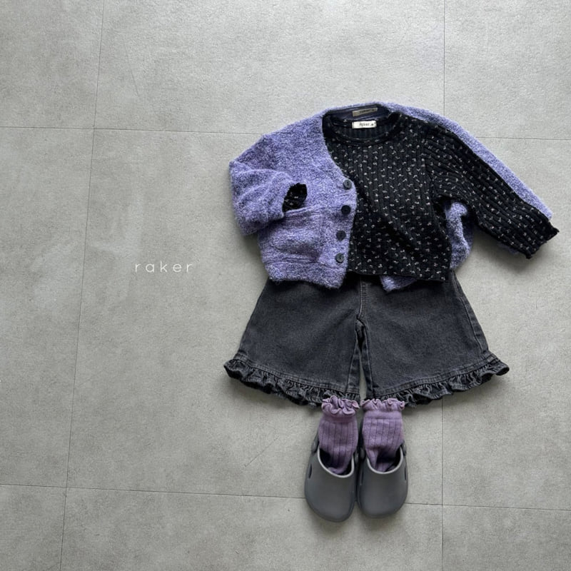 Raker - Korean Children Fashion - #prettylittlegirls - Frill Wide Pants - 8
