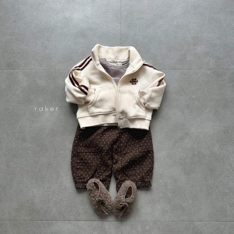 Raker - Korean Children Fashion - #prettylittlegirls - Dot Elastic Band Pants - 7