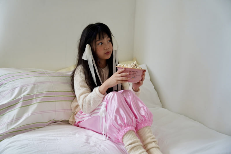 Ramijini - Korean Children Fashion - #minifashionista - Ribbon Pants - 4