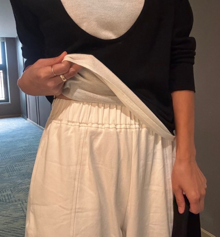 Ripple - Korean Women Fashion - #momslook - With Banding Pants - 3