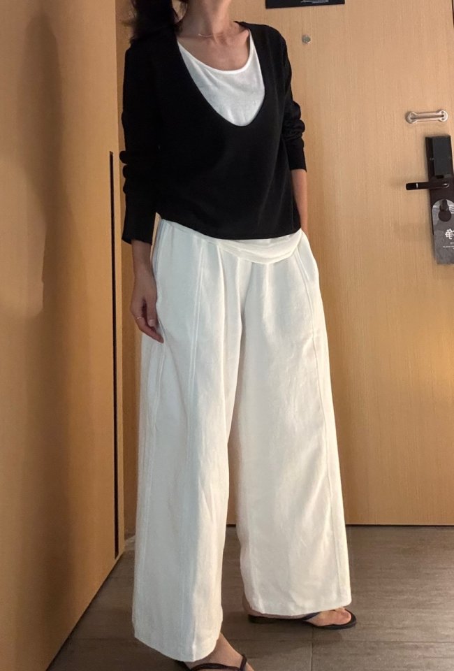 Ripple - Korean Women Fashion - #momslook - With Banding Pants - 5