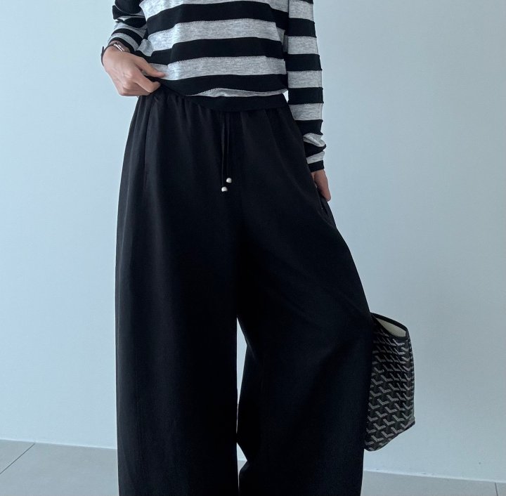 Ripple - Korean Women Fashion - #momslook - Falling Pants - 4