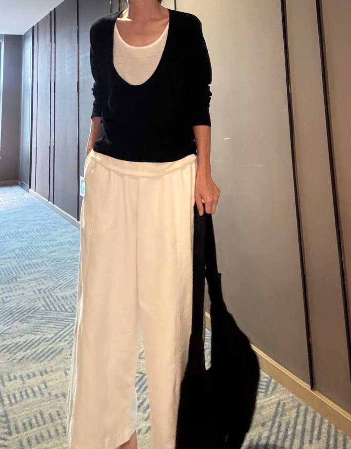 Ripple - Korean Women Fashion - #momslook - With Banding Pants - 4
