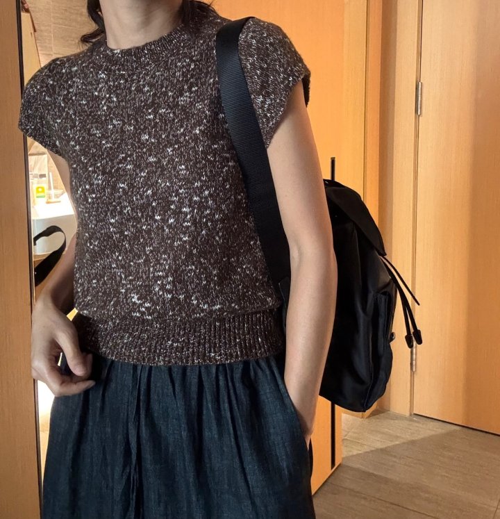 Ripple - Korean Women Fashion - #womensfashion - Seeru Knit Top - 7
