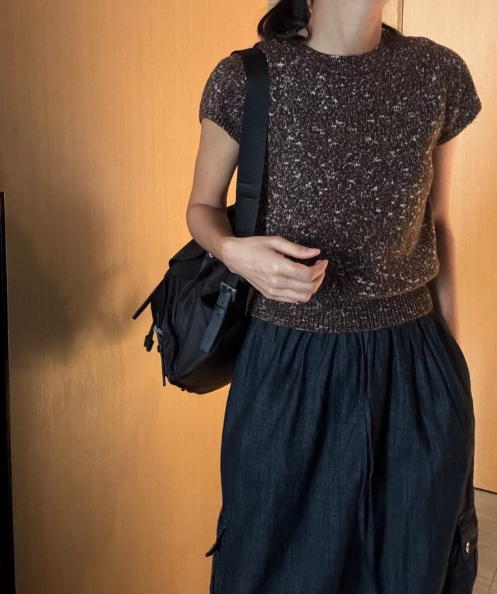 Ripple - Korean Women Fashion - #womensfashion - Seeru Knit Top - 9