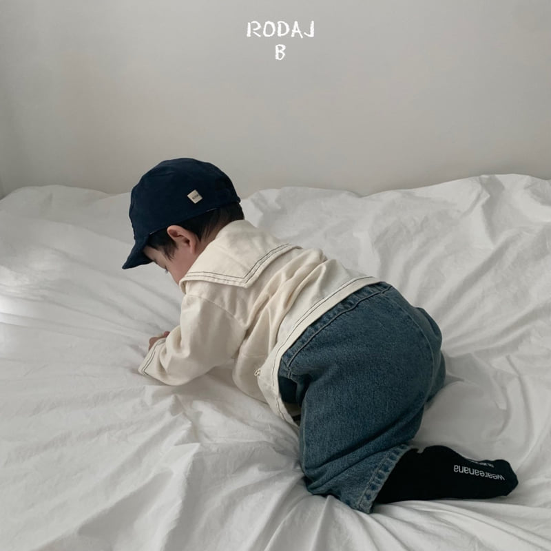 Roda J - Korean Baby Fashion - #babyboutiqueclothing - Bebe Panel Denim Pants - 9