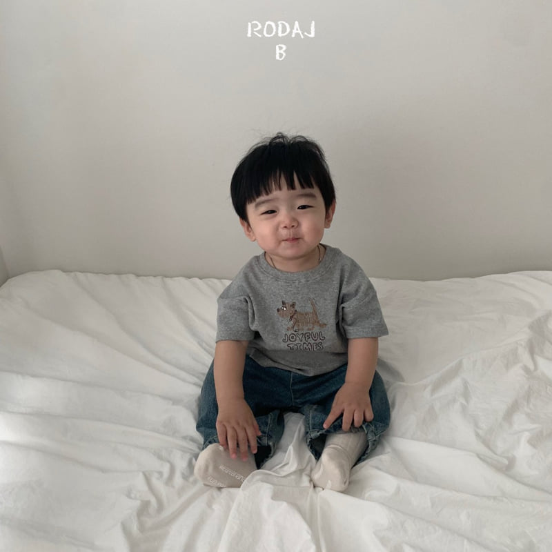 Roda J - Korean Baby Fashion - #babyfashion - Bebe Panel Denim Pants - 11