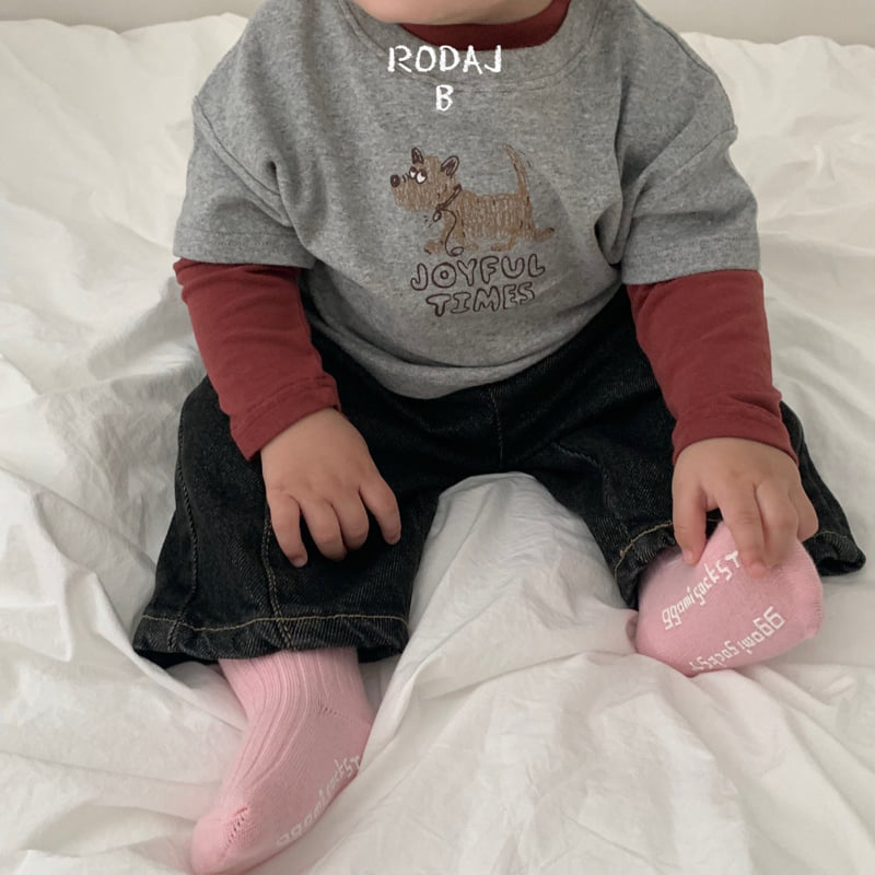 Roda J - Korean Baby Fashion - #onlinebabyboutique - Bebe Joyful Tee - 12