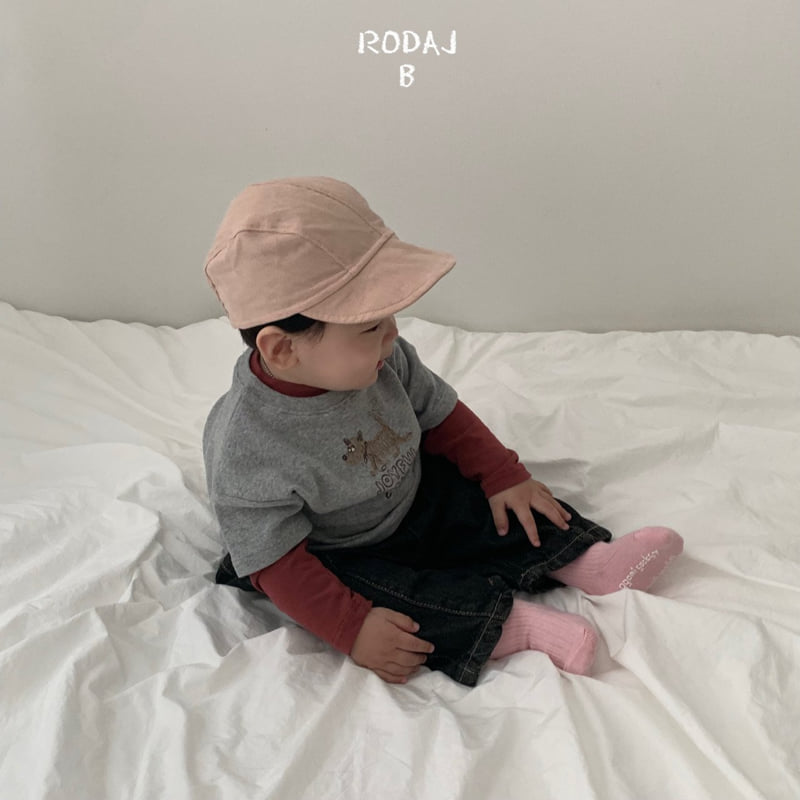 Roda J - Korean Baby Fashion - #onlinebabyshop - Bebe Panel Denim Pants - 6