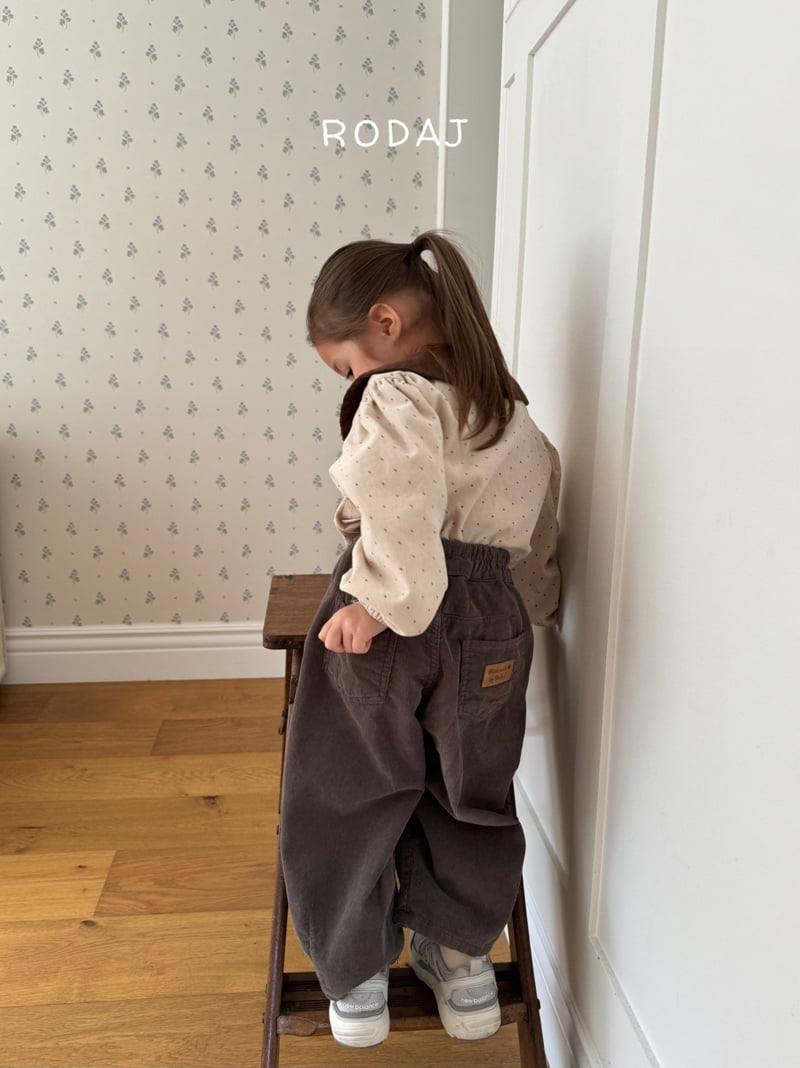 Roda J - Korean Children Fashion - #childofig - Dart Corduroy Pants - 7