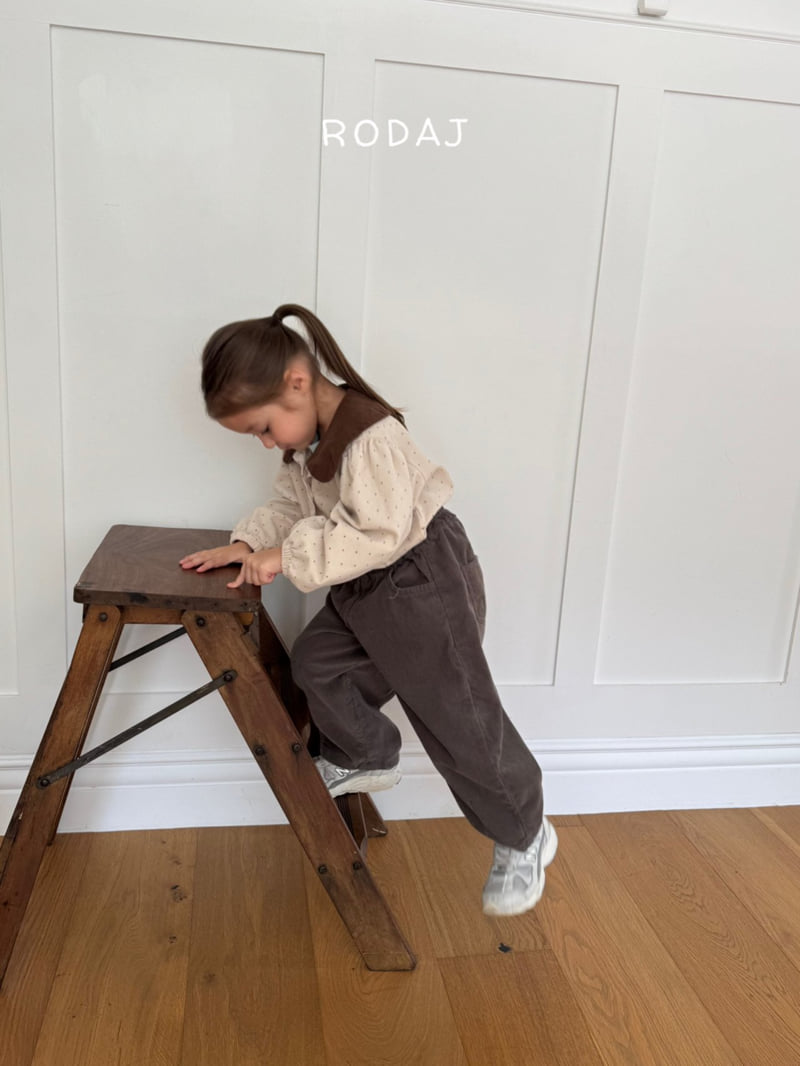 Roda J - Korean Children Fashion - #childrensboutique - Dart Corduroy Pants - 8