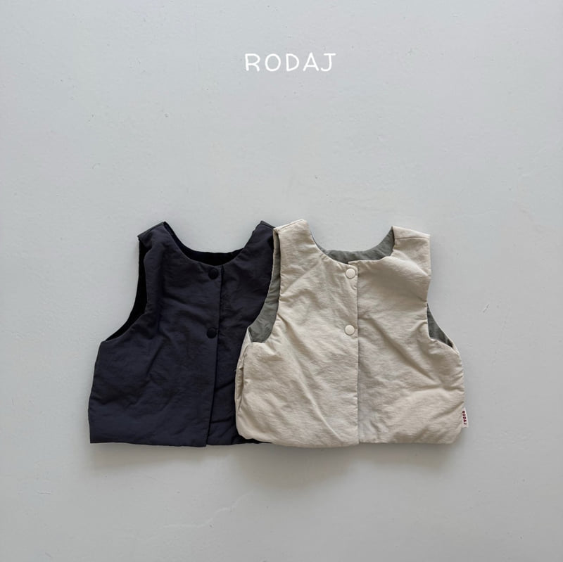 Roda J - Korean Children Fashion - #kidsshorts - Peace Vest (reversible) - 5