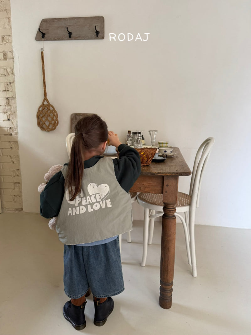 Roda J - Korean Children Fashion - #littlefashionista - Peace Vest (reversible) - 9