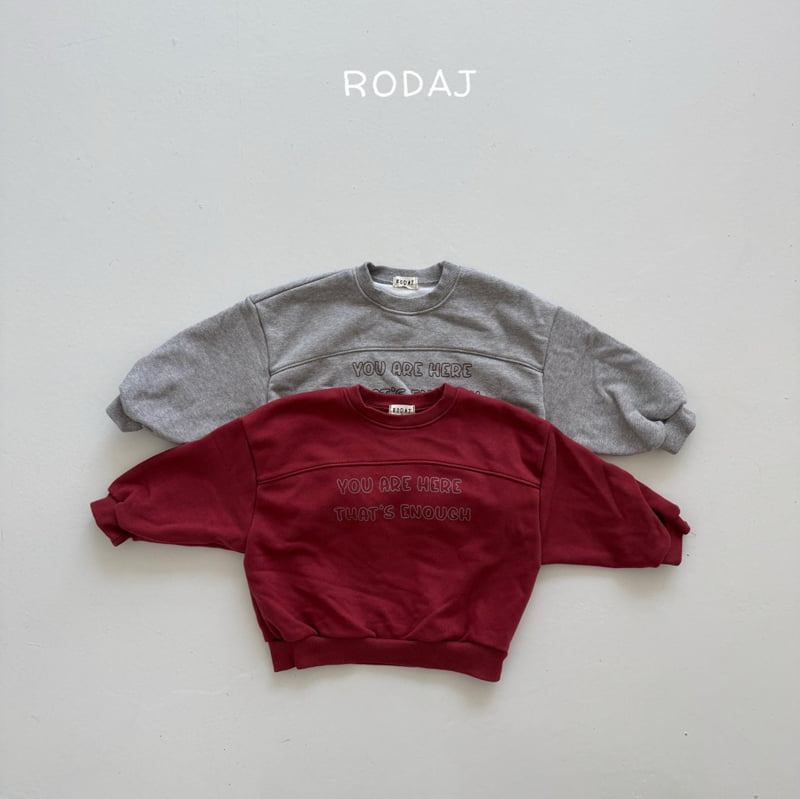 Roda J - Korean Children Fashion - #littlefashionista - Here Sweatshirt