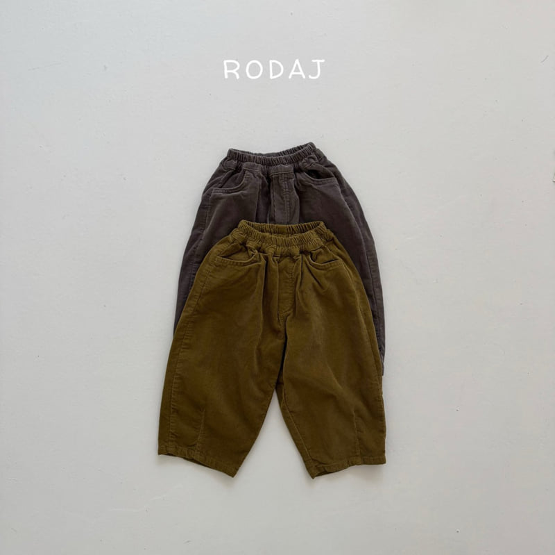 Roda J - Korean Children Fashion - #magicofchildhood - Dart Corduroy Pants