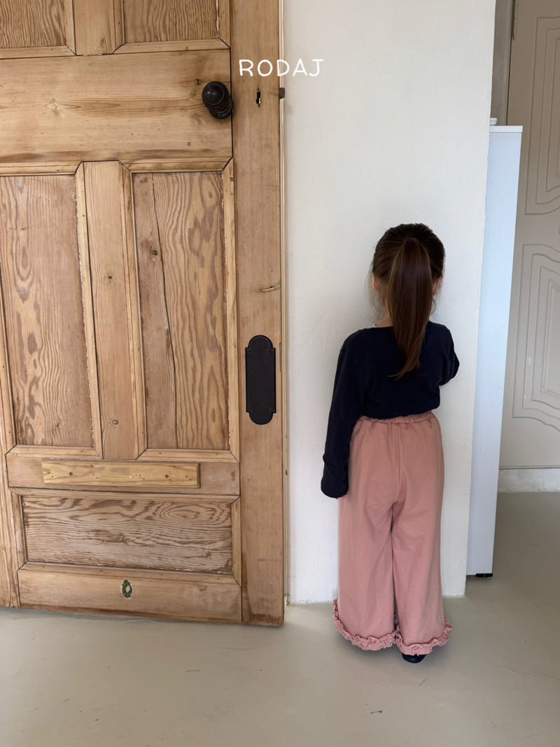 Roda J - Korean Children Fashion - #minifashionista - Rose Frill Pants - 5