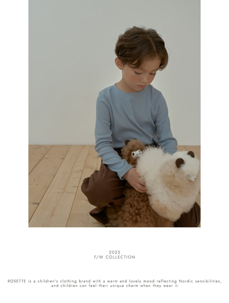 Rosette - Korean Children Fashion - #fashionkids - Chou Cream Tee - 5