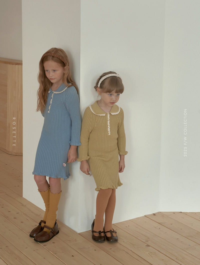 Rosette - Korean Children Fashion - #magicofchildhood - Anna Knit One-piece - 5
