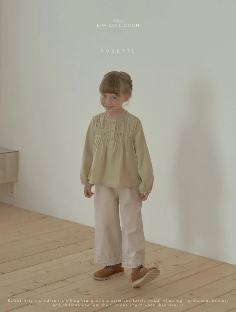 Rosette - Korean Children Fashion - #magicofchildhood - Amour Blouse - 4