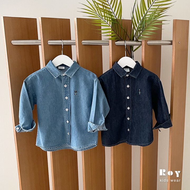 Roy - Korean Children Fashion - #childofig - Toy Denim Shirt - 7