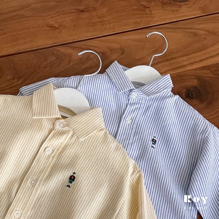 Roy - Korean Children Fashion - #childrensboutique - Toy Stripe Shirt - 9