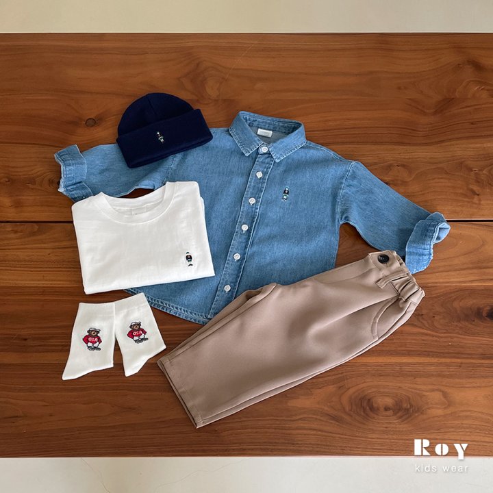 Roy - Korean Children Fashion - #discoveringself - Toy Denim Shirt - 11