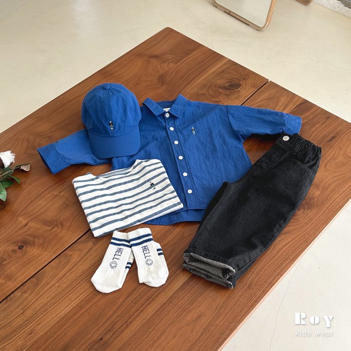 Roy - Korean Children Fashion - #kidsshorts - Wide Normal Jeans - 12