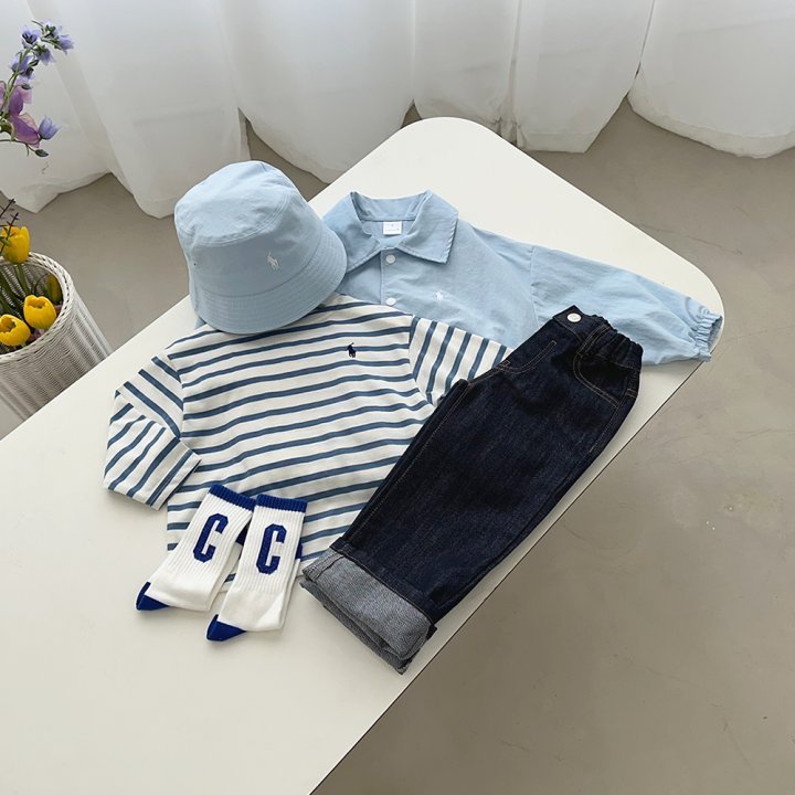 Roy - Korean Children Fashion - #kidsshorts - Non-Fade Roll-Up Jeans - 9