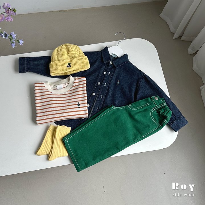 Roy - Korean Children Fashion - #littlefashionista - Toy Denim Shirt - 3
