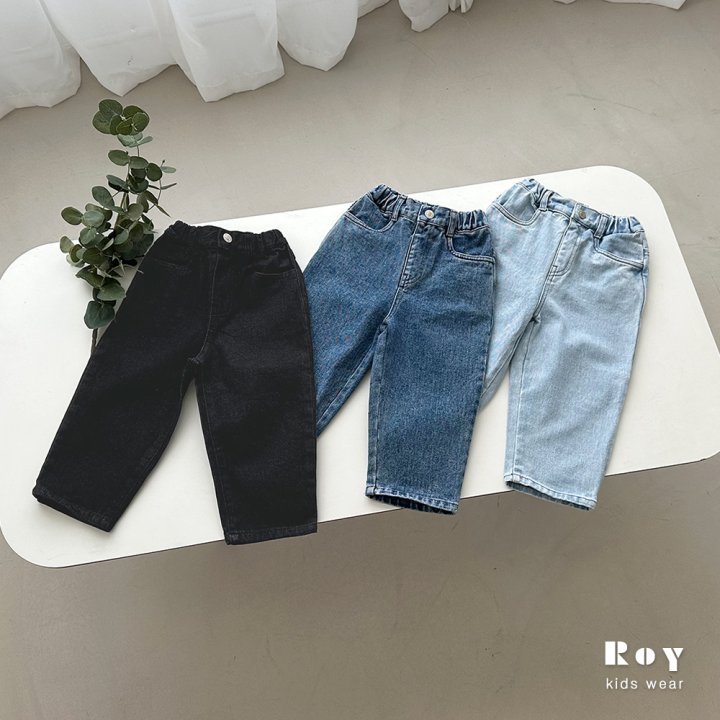 Roy - Korean Children Fashion - #prettylittlegirls - Wide Normal Jeans - 5