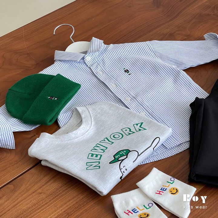 Roy - Korean Children Fashion - #minifashionista - Toy Stripe Shirt - 4