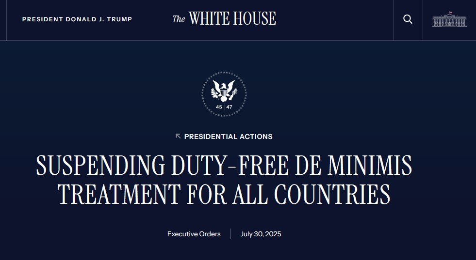Important Change for US Buyers: Soon Tax Free Shipping No Longer Available