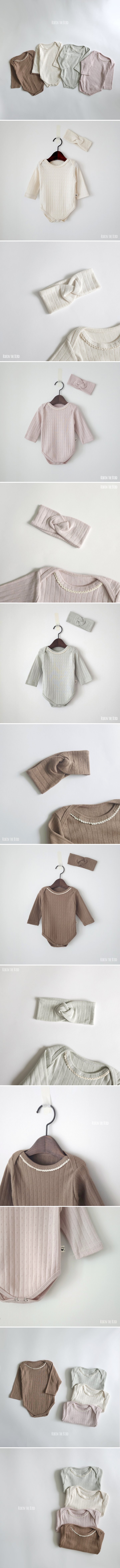 Saerobin - Korean Baby Fashion - #babyfashion - Ella Lace Bodysuit