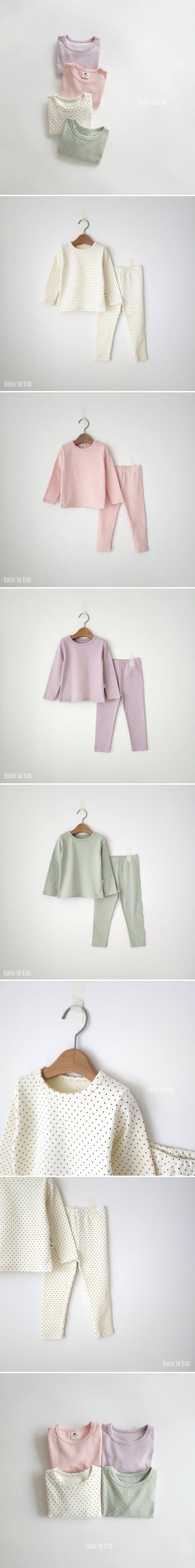 Saerobin - Korean Children Fashion - #kidzfashiontrend - Pastel Dot Easywear