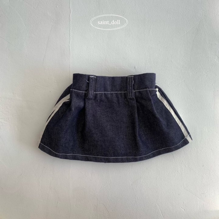 Saint Doll - Korean Children Fashion - #Kfashion4kids - Denim Tape Skirt