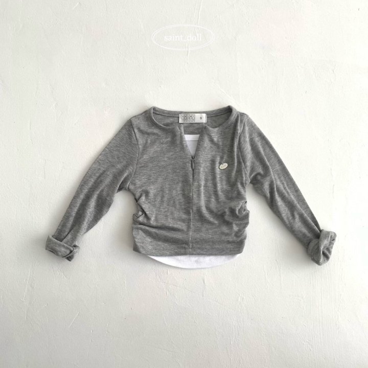 Saint Doll - Korean Children Fashion - #Kfashion4kids - Double Zip-Up Tee - 3