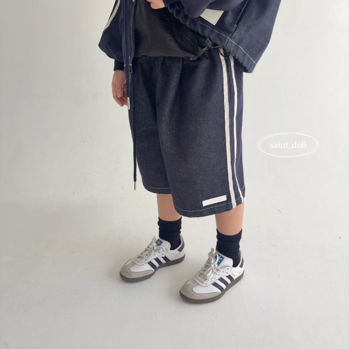 Saint Doll - Korean Children Fashion - #childofig - Track Bermuda Pants - 9