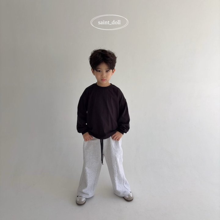 Saint Doll - Korean Children Fashion - #childofig - Simple Round Tee - 11